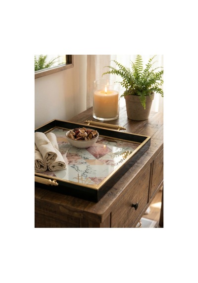 Mermer Desenli Dekoratif Sunum Tepsisi Gold Detaylı - 42x27 Cm Modern Sunumluk Geometrik Desen - 830554712 Geometrik Desen Mermer Desenli Dekoratif Sunum Tepsisi Gold Detaylı - 42x27 Cm Modern Sunumluk Geometrik Desen - 830554712 Geometrik Desen