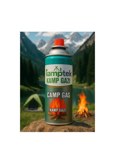 Kamp Teknolojisi Bütan Propan Gaz Kartuşu Strong / Steel 400 Ml Kamp Gazı Prosessıonal 3 Adet Metal