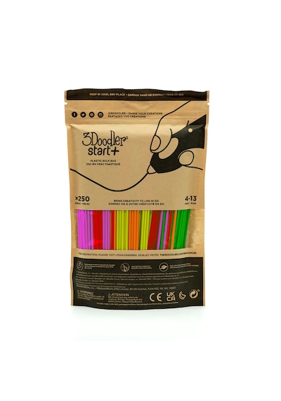 Start+ Eco Neon Glow 250 Çubuk Filament - Pla, 2.5mm, 3ds-eco-mıx3-250 Neon Glow