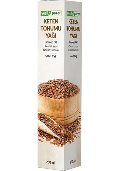 Yeşil Pazar Keten Tohumu Yağı 250 ML