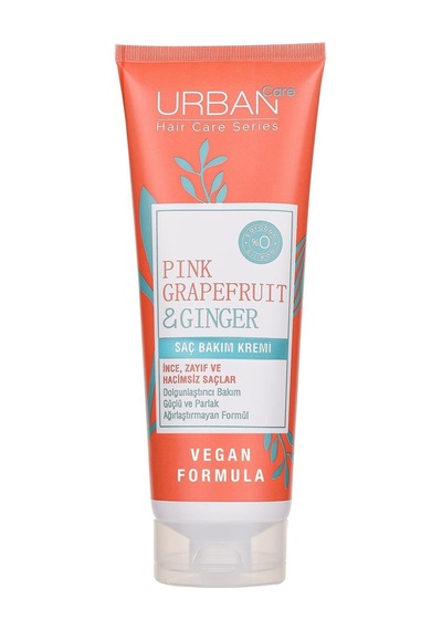Urban Care Pink Grapefruit & Ginger Ince Telli Saçlar Için Dolgunlaştırıcı Saç Kremi 250 ML