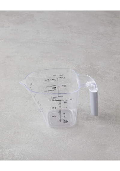 English Home Daniel Plastik 2 Li Ölçü Kabı Mutfak Gereci 300 600 Ml Şeffaf Şeffaf