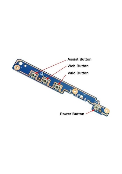 Sony Uyumlu Vaio Sve17 Sve171 Tetik Power Butonu 48.4Rm04.021