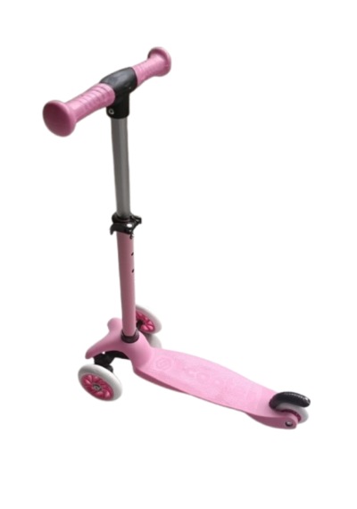 Biray Sısbro Twist Silikon Teker Scooter Üç Kademeli Gidon Boyu Pembe