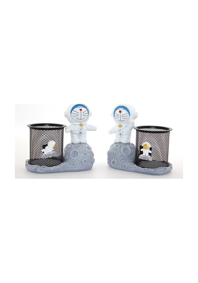 5 Adet Astronot Temalı Kalemlik Polyester Dış Yüzey, Metal Kalem Bölmesi, Masaüstü Kalem Kutusu Pencil Case Organizer Diğer