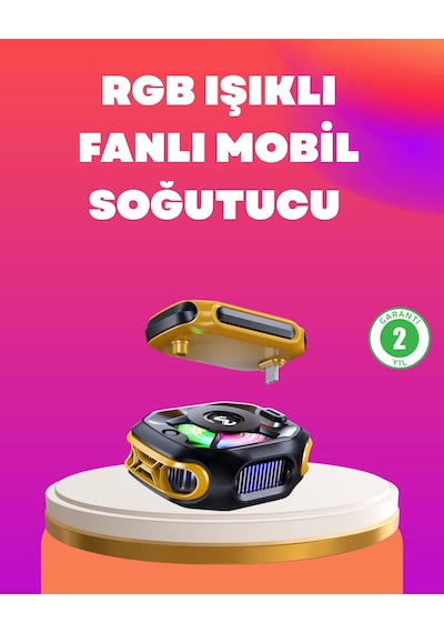 Mey Najmaddin Type-c Girişli Aı Modlu Yüksek Performanslı Telefon Soğutucu Najmaddin