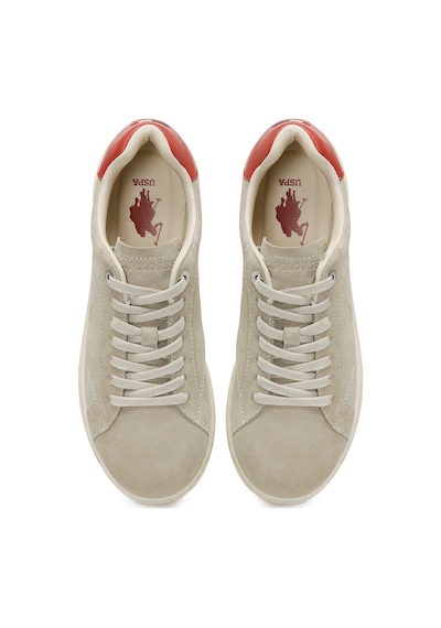 U.s. Polo Assn. Olena 5fx Bej Kadın Sneaker 000000000101947236 Bej-kırmızı
