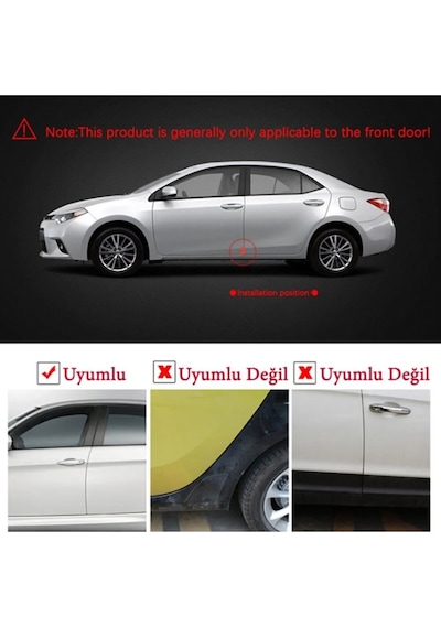 Citroen Kapı Koruma Kenar Köşe Koruyucu Çarpma Çizilme Önleyici