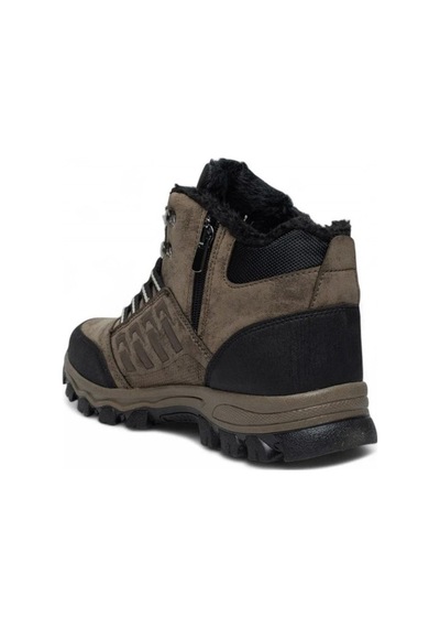 Xstep X6-27 Deri Trekking Kar Kış Outdoor Erkek Bot Vizon