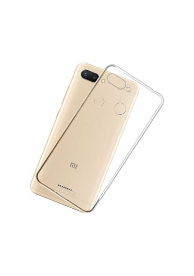 Xiaomi Redmi 6 Kılıf Zore Süper Silikon Kapak Renksiz
