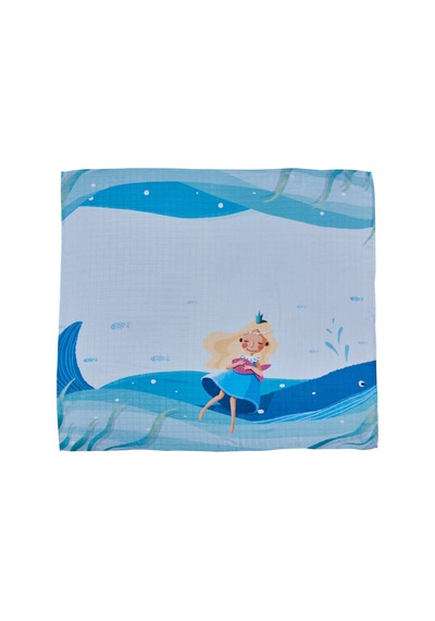 Animal Bebek Küpleri Ve Sea Princess Bebek Fotoğraf Battaniyesi
