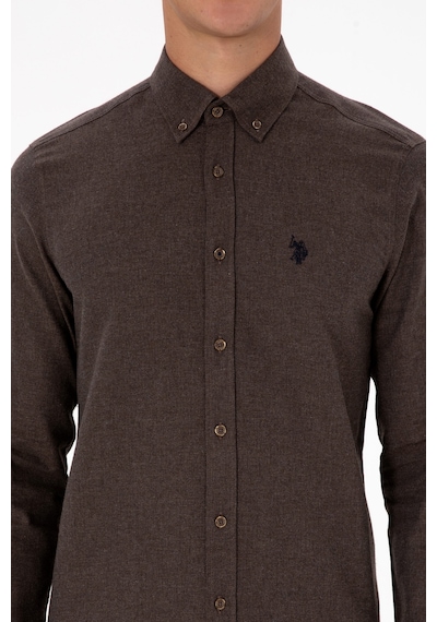 U.s. Polo Assn. Erkek Kahverengi Gömlek Basic 50316721-vr029 Kahverengi U.s. Polo Assn. Erkek Kahverengi Gömlek Basic 50316721-vr029 Kahverengi