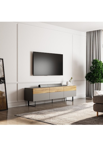 Sign Kapaklı Tv Ünitesi, Tv Sehpası - Metal Ayak - Gri/traverten - Sis Gri/kilim Sis Gri/kilim Sign Kapaklı Tv Ünitesi, Tv Sehpası - Metal Ayak - Gri/traverten - Sis Gri/kilim Sis Gri/kilim