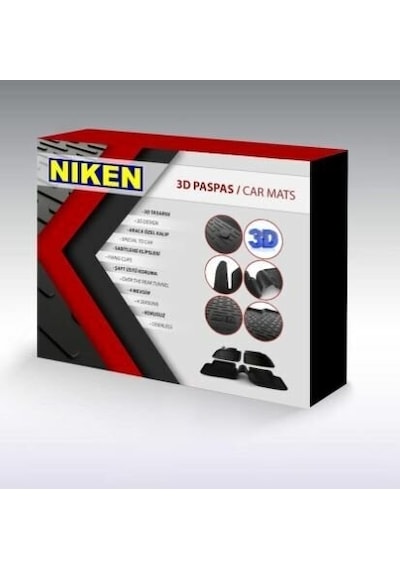 Chevrolet Cruze Havuzlu 3d Paspas Niken Siyah 2009 Sonrası