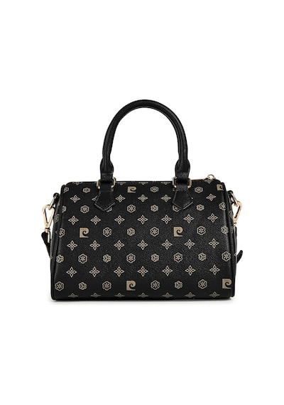 Pierre Cardin 05pc26y106171 Monogram Desenli Siyah Ayarlanabilir Askılı Kadın Omuz Çantası