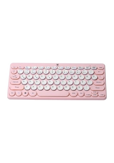 Blueforce Bt-k95 2,4ghz Wireless + Bluetooth Kablosuz Sessiz Klavye Pembe Çift Modlu Telefon Tablet Mac Uyumlu Sku: Smgstk4877fc9dab