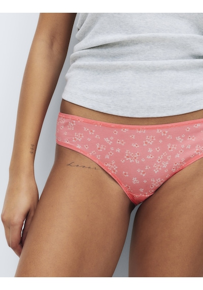 Marks & Spencer 5'li Dantel Detaylı Brazilian Külot Seti T61005184B Kırmızı