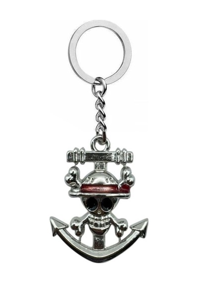 One Piece Korsan Figürlü Metal Anahtarlık Unisex Anime Aksesuar