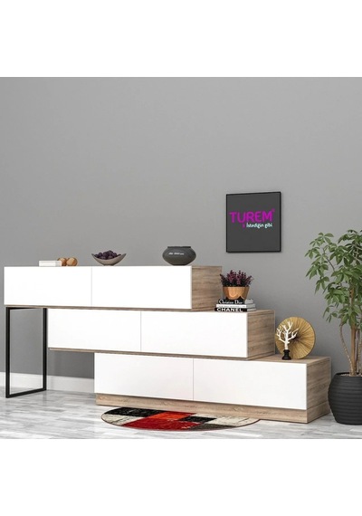 Merdiven Konsol Mdf Siyah