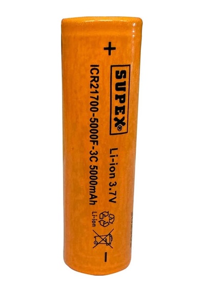 Icr21700-5000f-3c Lityum Ion 3.7v 5000mah 3c Deşarj Akımı Düz Kafa Pil