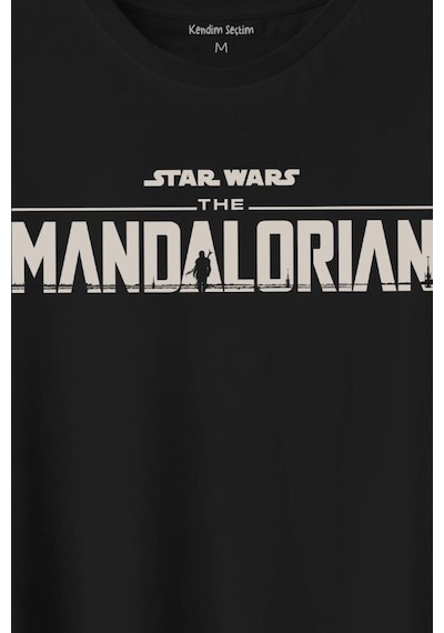 The Mandalorian Bebek Yoda Cep Tasarımı Star Wars Baskılı Tişört Unisex T-shirt 001