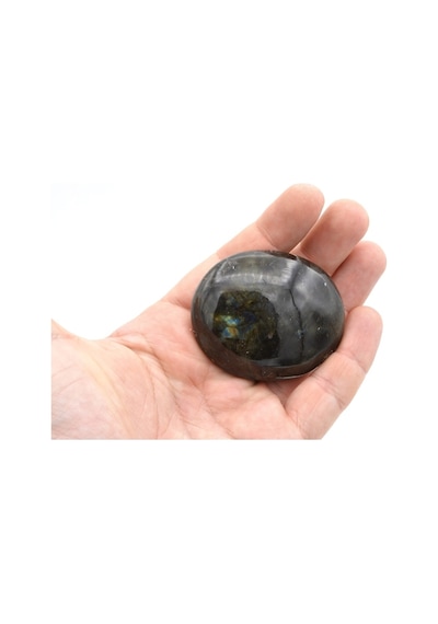 Hakiki Sabun Şeklinde Doğal Labradorit Taşı Kaya Parçası 107 Gram