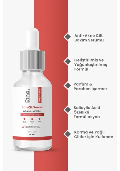 acne Karşıtı Cilt Bakım Serumu 30 Ml