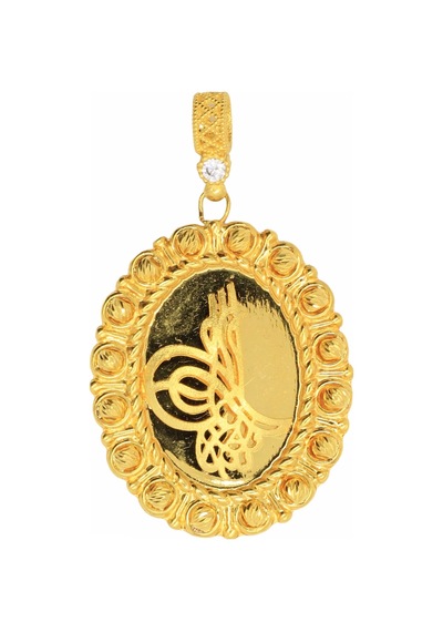 Cigold 22 Ayar Altın Taşlı Fantezi Kolye Ucu K2Kluc0825025744