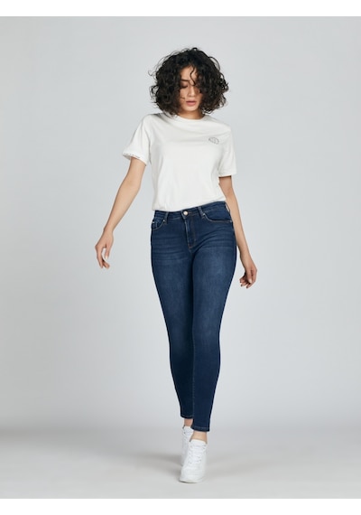 Kadın Lacivert Jeans Pantolon Lf2027129 Lacivert