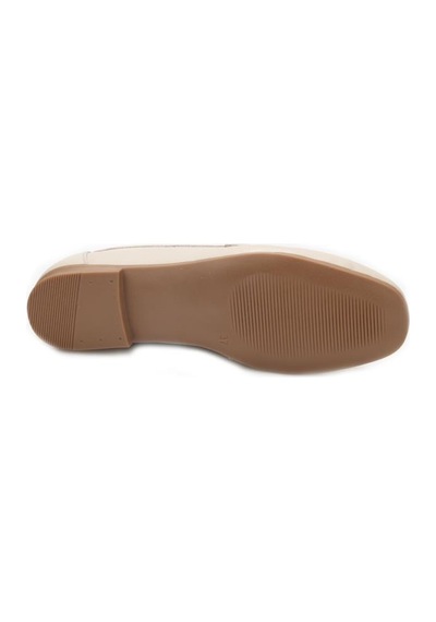 Pierre Cardin Pisagor Ps-04 Kadın Hakiki Deri Babet Ayakkabı Bej