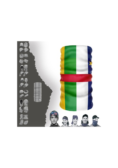 E Taktik African Republic Bayrak Desenli Boyunluk Dikişsiz Tüp Maske Buff Baf Saç Bandı Uv+50 Yansıtıcı 4 Mevsim Yarı Termal Üründür Çok Renkli - 918531651 Çok Renkli