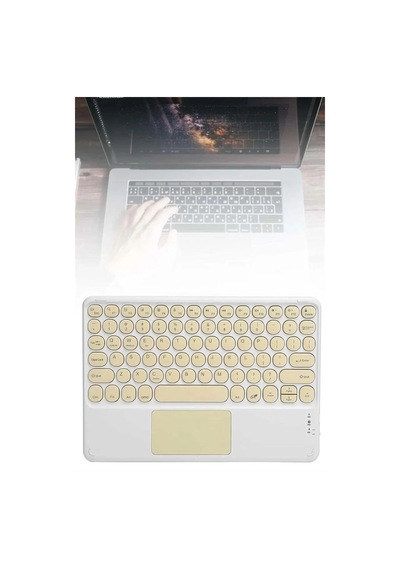 Profesyonel Wifi Q Klavye Bluetooth Klavye Touchpad 10. 8 Inç Yeni Nesil