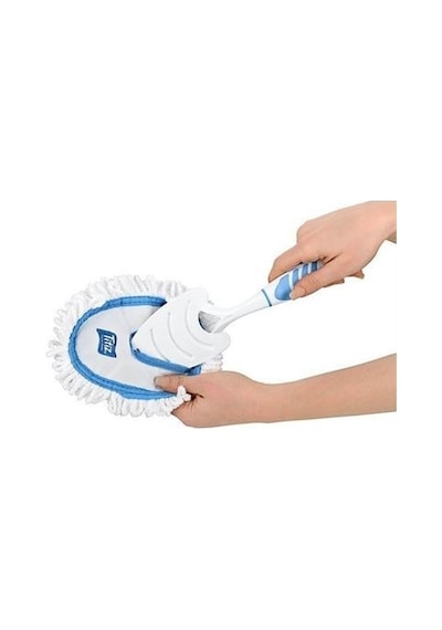 Buffer Mikrofiber Duster Toz Leke Kir Alıcı Temizleyici Tutacaklı Temizlik Bezi Aparatı Malzemesi
