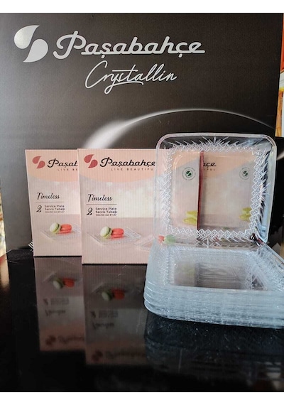 Paşabahçe Timeless Pasta Tabak - 6 Lı Pasta Tatlı Sunum Tabağı