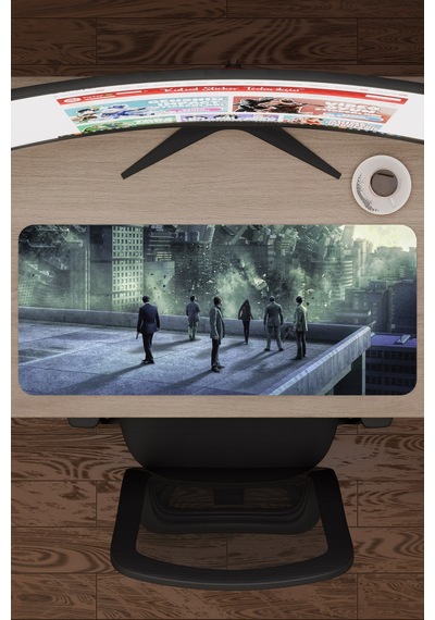 Inception Christopher Nolan V3 70x30 Xl Gaming Kauçuk Kaymaz Taban Mouse Pad Fare Altlığı