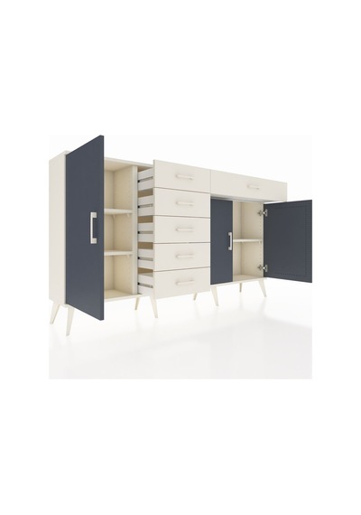 Arges Konsol 3 Raflı 6 Çekmeceli 3 Kapaklı 176x30x99 Aytaşı-antrasit/aytaşı Antrasıt/aytası - Aytası Arges Konsol 3 Raflı 6 Çekmeceli 3 Kapaklı 176x30x99 Aytaşı-antrasit/aytaşı Antrasıt/aytası - Aytası