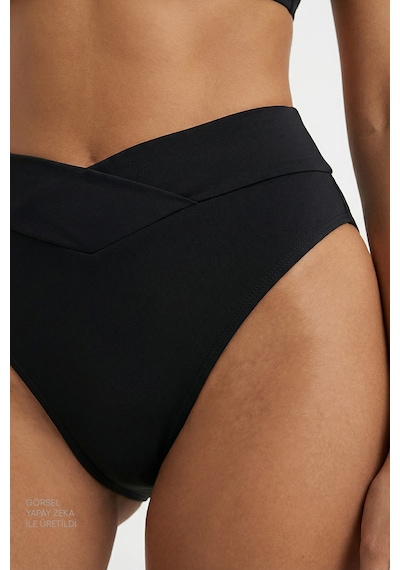 Penti Siyah V Slip Bikini Altı