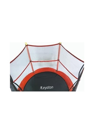 Çocuk Trambolini Fileli Korumalı 152 Cm, Kırmızı