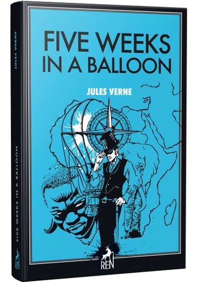 Five Weeks in a Balloon - Jules Verne - Ren Kitap