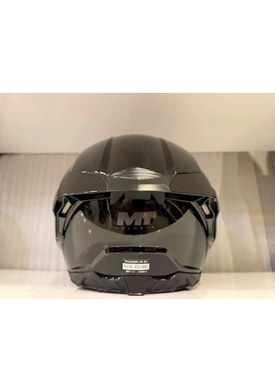 Kask Mt Thunder 4r Sv Pure Parlak Siyah