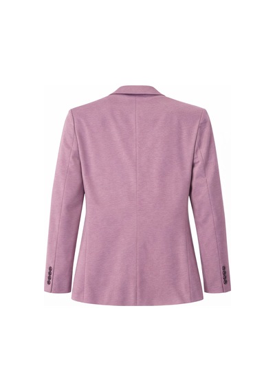 Plus Scorpion Erkek Pamuklu Penye Likralı Tek Düğmeli Çift Yırtmaçlı Blazer Ceket Pembe
