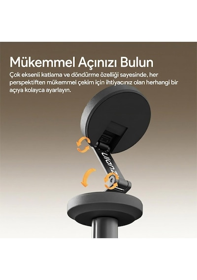 Ulanzi Mt85 Otomatik Açılır Manyetik Telefon Tripodu Ve Selfie Stick 150cm - T122