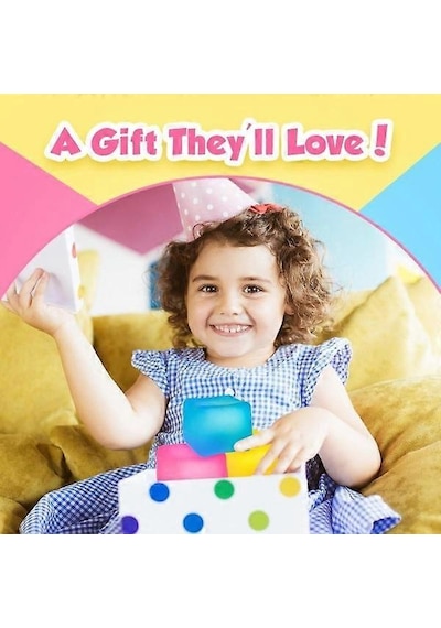Schylling Nice Cube Needoh Stres Topu - Duyusal Oyuncaklar, Kaygı Ve Stres Giderici - Superior-xin