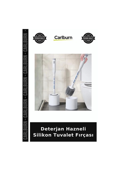 Özel Üretim Pratik Temizlik Banyo Hijyenik Ergonomik Deterjan Hazneli Silikon Tuvalet Fırçası Diğer