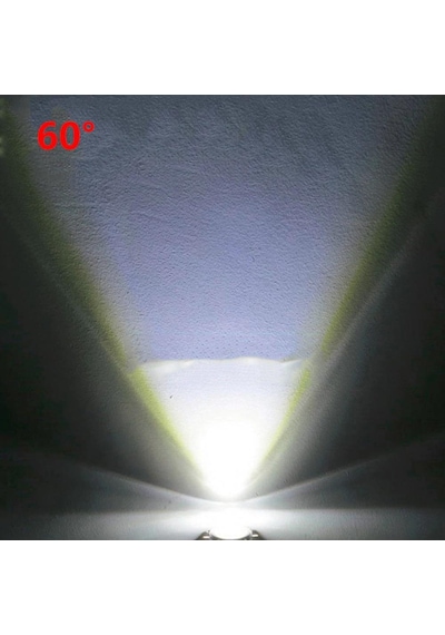 20W-120W Led için 44Mm 60 Derece Optik Cam Lens + Reflektör + Kasa