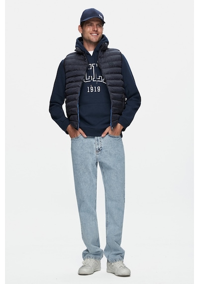 Ucla Blume Lacivert Fermuarlı Ve Cepli Polyester Standard Fit Erkek Yelek Lacivert