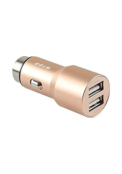 Çift Usb Araç Şarj Cihazı, 5v 3.1a Gold Renk