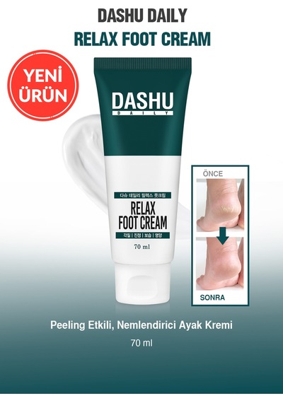 Dashu Daily Relax Foot Peeling Etkili Nemlendirici Ayak Kremi 75 ML