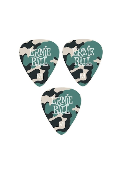 Ernie Ball P09222-3 Gitar Penası 3 Adet Medium 0.72 Mm Picks Camouflage