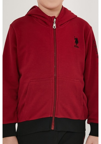 U.s. Polo Assn With Pockets Bordo Erkek Çocuk Eşofman Takımı U.s. Polo Assn With Pockets Bordo Erkek Çocuk Eşofman Takımı
